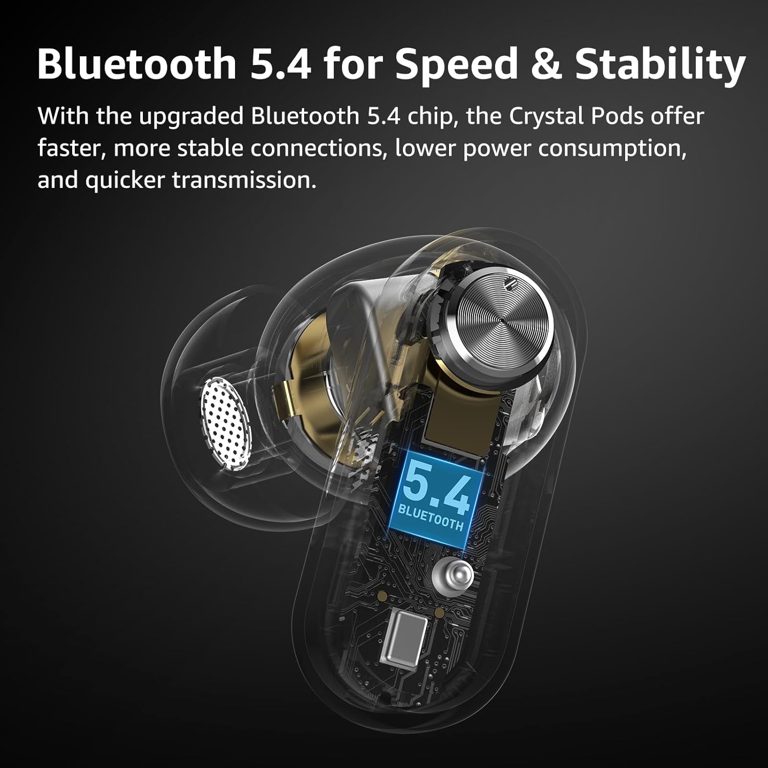 Hybrid Active Noise Cancelling Wireless Earbuds 35H Playtime IPX5 TOZO