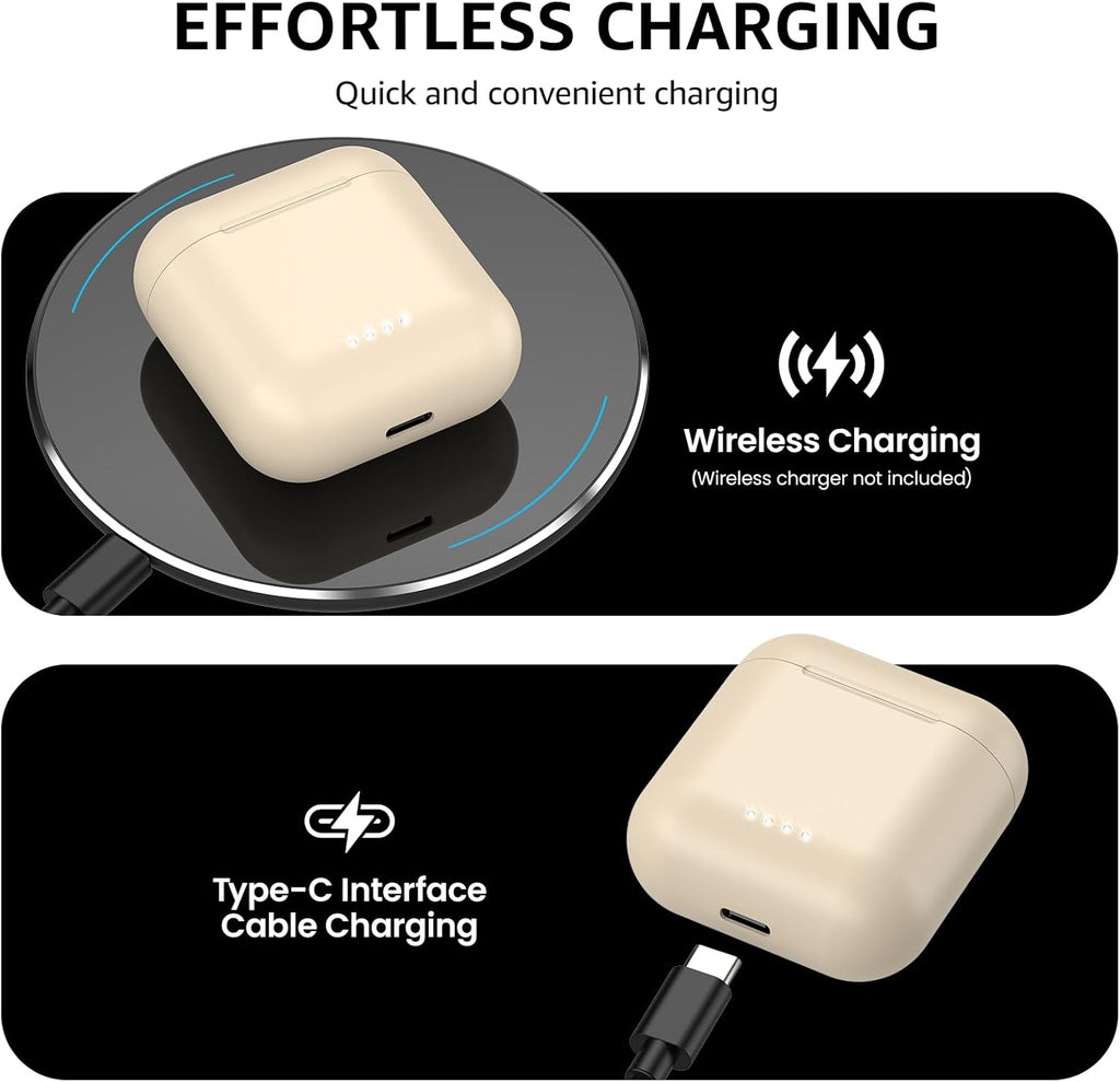 True Wireless Earbuds Bluetooth 5.3 Deep Bass IPX8 Touch Control TOZO T6