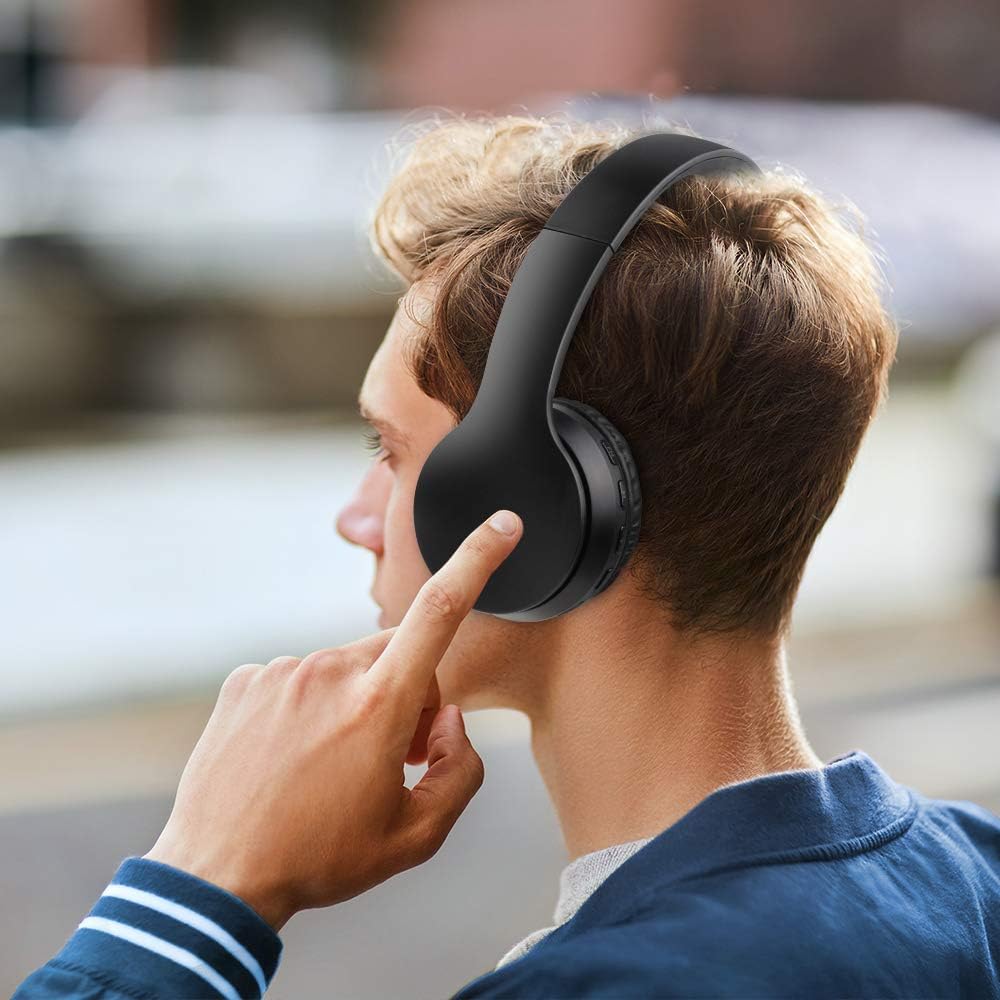 Headphones Wireless Over-Ear Bluetooth 30 Hours Playtime Built-in Mic IFECCO