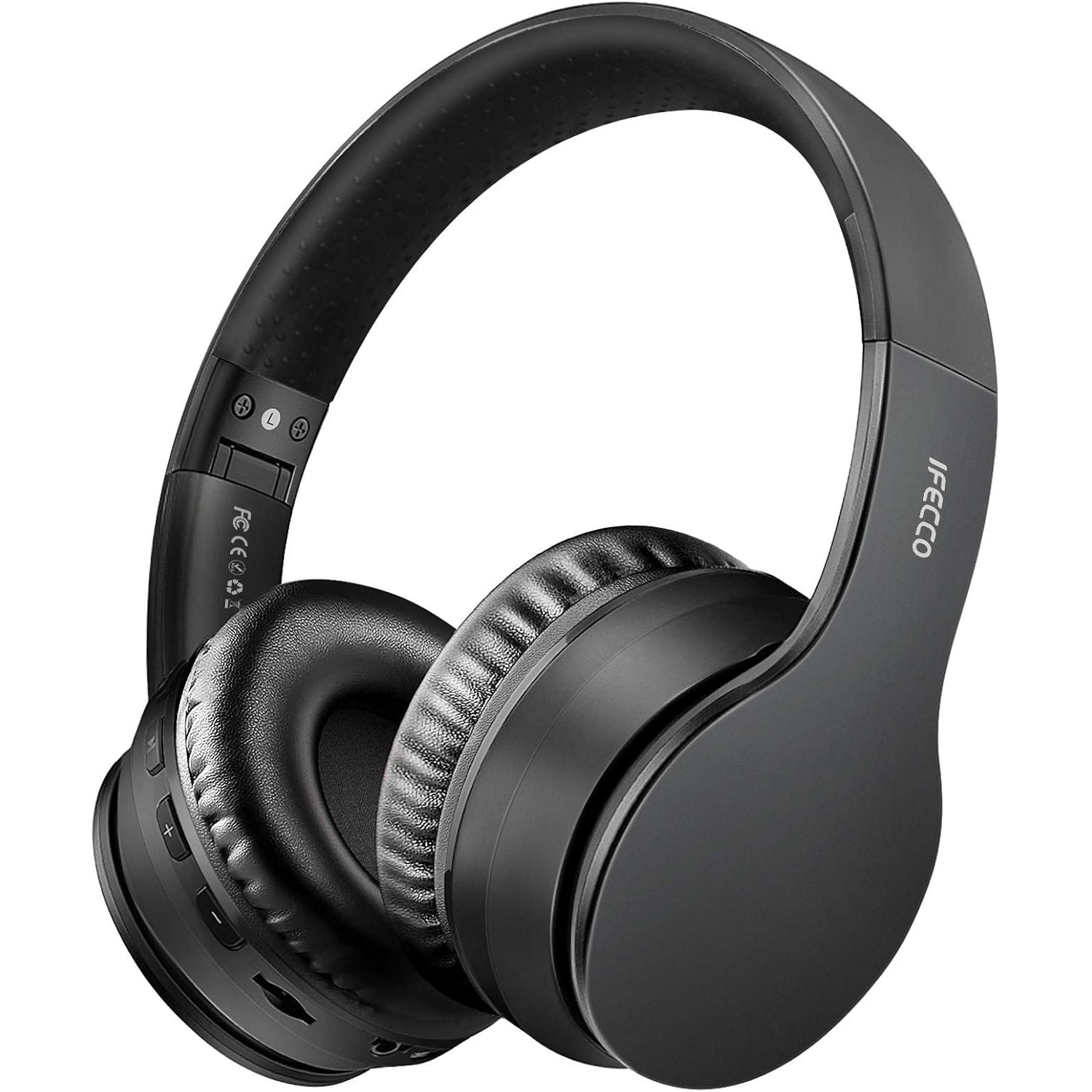 Headphones Wireless Over-Ear Bluetooth 30 Hours Playtime Built-in Mic IFECCO